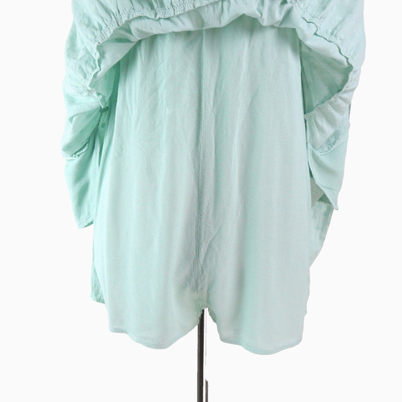 Talulah Size S Hidden Romper Babydoll Dress V Neck Sage Green - Picture 10 of 12